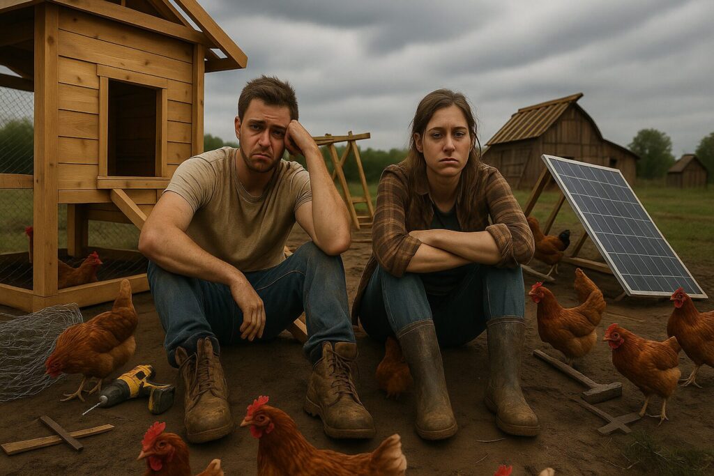 homesteading labor nightmare